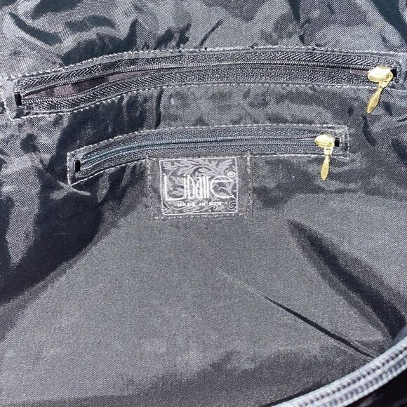 Libaire Black Leather Laptop Bag - Picture 10 of 10